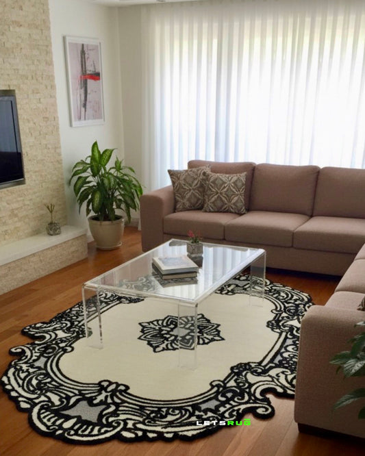 Victoria Frame Rug | HandTufted Custom Rug