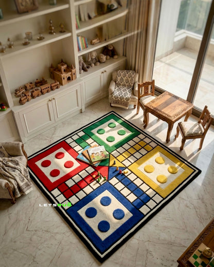 Classic Ludo Rug | HandTufted Custom Rug