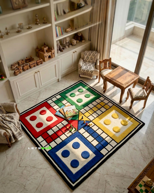 Classic Ludo Rug | HandTufted Custom Rug
