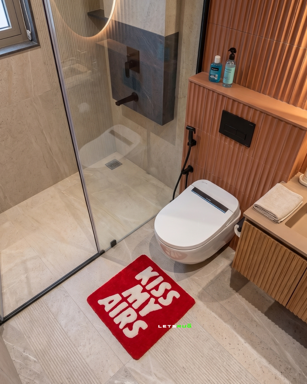 💋 My Airs Rug Red by LetsRug