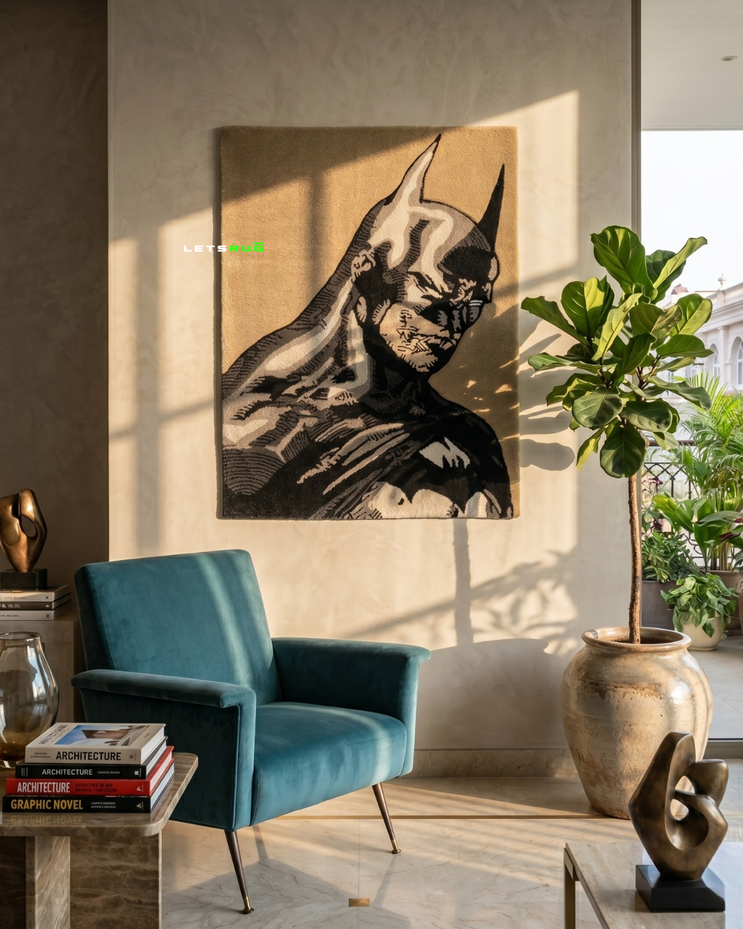 Bat Custom Rug | Aesthetic Wall Rugs by Letsrug
