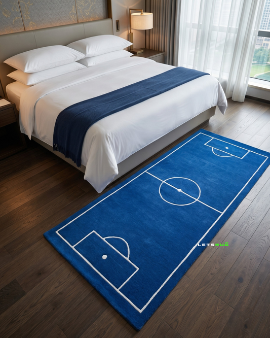 Football Field Rug | HandTufted Custom Rug